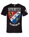 Camiseta Fear The Fighter Hero Preta 