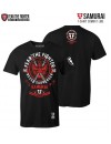 Camiseta Fear The Fighter Samurai Preta