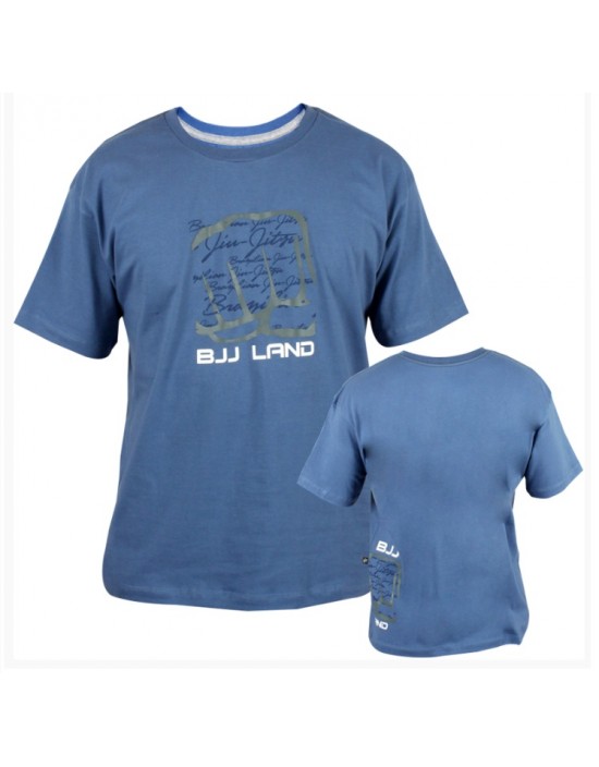 Camiseta Koral BJJ Land 2 Azul Jeans