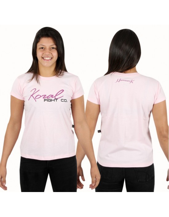 Camiseta Koral Fight Co. Harmonik Rosa