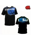 Camiseta Koral I Am BJJ Preta Azul