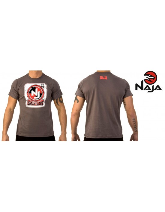 Camiseta Naja Brazilian Fighters Chumbo