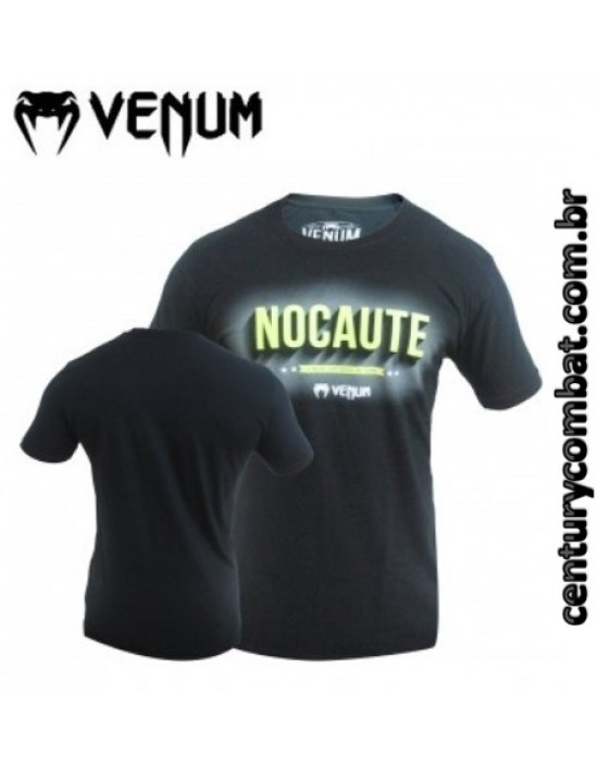 Camiseta Venum MMA Nocaute Preta