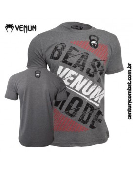 Camiseta Venum Beast Mode Cinza