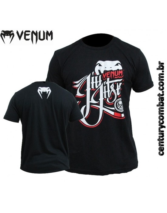 Camiseta Venum BJJ Black Belt Preta