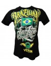 Camiseta Venum BJJ Ouro Verde Preta