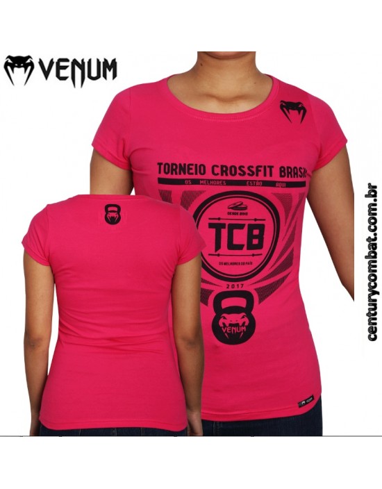 Camiseta Venum Feminina TCB Rosa