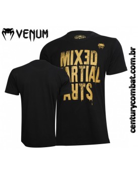 Camiseta Venum Homme MMA GRIS Preta