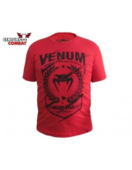 Camiseta Venum Legends Muay Thai Vermelha Preta