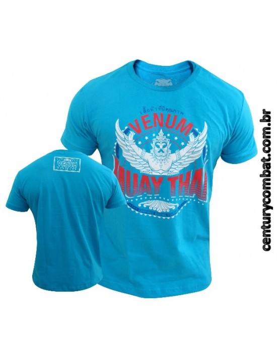 Camiseta Venum Muay Thai Garuda Azul