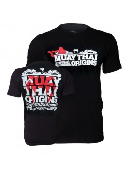 Camiseta Venum Muay Thai Origins Preta