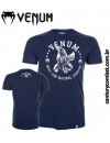 Camiseta Venum Natural Fighter Eagle Azul