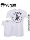 Camiseta Venum Natural Fighter Eagle Branca
