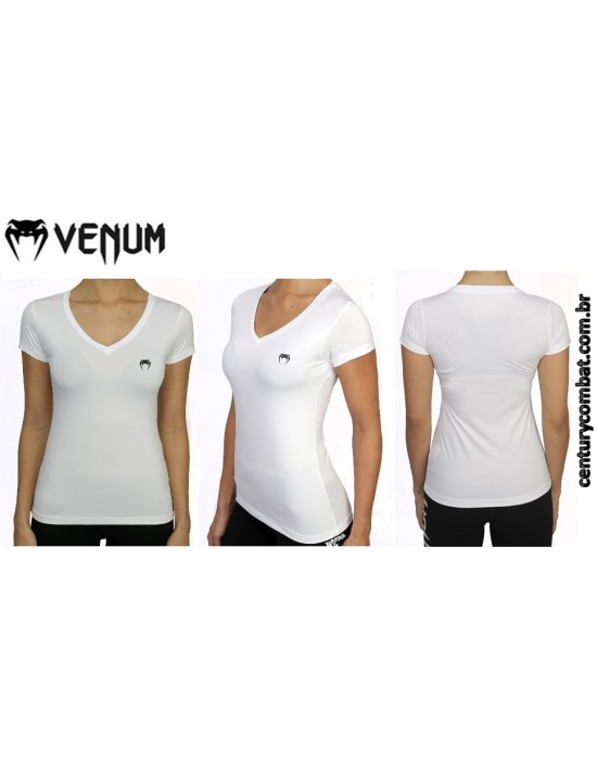 Camiseta Venum Performance Classic Branca