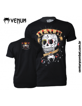 Camiseta Venum Santa Muerte 3.0 Preta