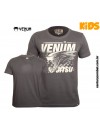 Camiseta Venum Snake Jiu Jitsu Infantil Cinza