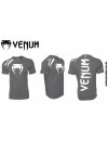 Camiseta Venum Training Cinza Branca